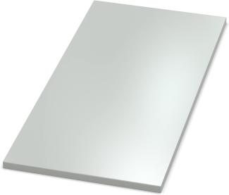 AUPROTEC Tischplatte 19mm grau 900 x 600 mm Holzplatte melaminharzbeschichtet Spanplatte mit Umleimer ABS Kante Auswahl: 90 x 60 cm