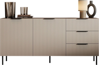 Kommode Aocale 01 (Farbe: Nuss Warmia / Cashmere)