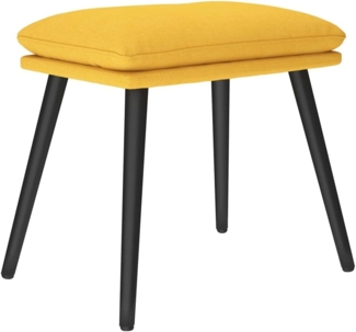 vidaXL Fußhocker Senfgelb 45 x 29,5 x 39 cm Stoff [341500]