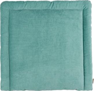 KraftKids Wickelauflage in Cord Breitcord Mint, Wickelunterlage 60x70 cm (BxT), Wickelkissen