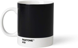 Pantone BecherSet3 Porzellan Becher 6er-Set, 6 Kaffeetassen à 375 ml, Coffee, mit Henkel, spülmaschinenfest, Naturfarben