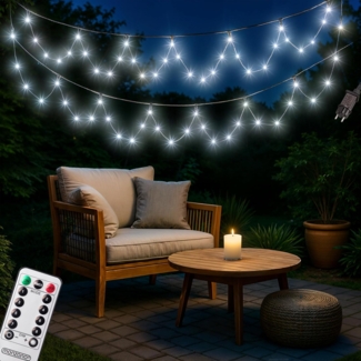 monzana Lichterkette, 200/400/600 LEDs warmweiß/kaltweiß/bunt Weihnachtsbaum