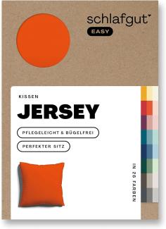 Schlafgut Kissenbezug EASY Jersey, (1 Stück), Kissenhülle mit Reißverschluss, weich und saugfähig, Kissenbezug