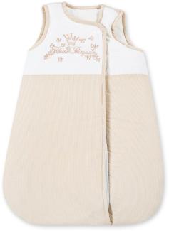 Mixibaby Baby Schlafsack Winterschlafsack/Sommerschlafsack für Jungen und Mädchen 70cm, Modelle:Kleine Prinzessin Beige