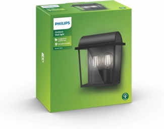 Philips myGarden Wandaussenleuchte Harvest, 42W, schwarz