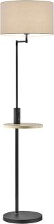 TRIO Leuchten Stehlampe Claas, USB-Anschluss mit Ladefunktion, ohne Leuchtmittel, schwenkbar, USB Anschluss mit Ladefunktion, Leuchtmittel tauschbar