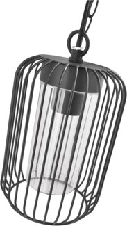 EMOS - Außen-Pendelleuchte SALVIA für Haus und Garten mit E27 Fassung - wasserdichte Hängelampe für E27-Birne max. 15 W - Leuchtkörper mit Gehäuse aus Stahl zur Deckenmontage