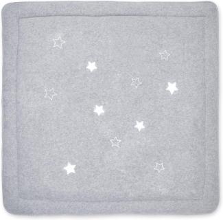 Bemini by Baby Boum Laufgittereinlage / Krabbeldecke STARY mixed grey 100x100 cm ,grau