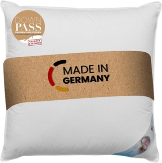 Waidmeister 3-Kammer-Kopfkissen Dreikammerkissen - Kissen mit hochwertiger Federn & Daunen, Füllung: 50% Daunen/ 50% Federn, Drei Kammern