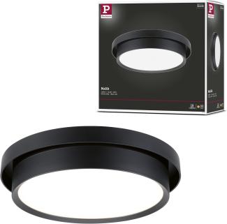 Paulmann 96780 LED Deckenleuchte Malik 28cm Schwarz matt 2700K 3-Step-Dim