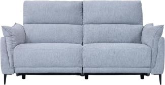 3-Sitzer Elektrisch Relaxsofa Barcelona - Grau Stoff