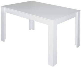 Esstisch Pit 0566 120x80 weiss matt B H T 120 x 75 x 80 cm