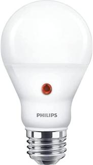 Philips LED-Lampe Classic Standard Day/Night Sensor 7. 5W/827 (60W) frosted E27