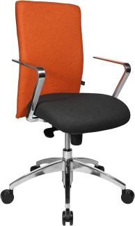 Topstar CO19RL524 Bürostuhl Commander, 55 x x 56 x 111, anthrazit/orange