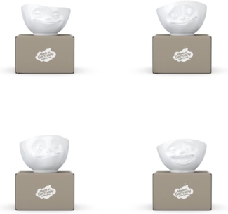 Schmunzel Schale lachend in weiß 1000ml