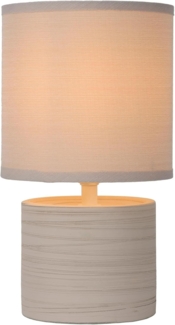 LUCIDE GREASBY - Tischlampe - Ø 14 cm - 1xE14 - Beige