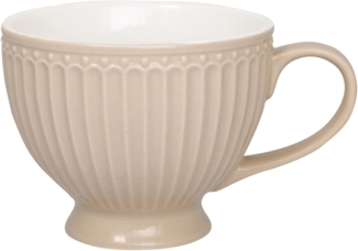 Greengate Tasse Alice Teetasse creamy fudge 0,4 l, Stoneware