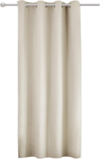 Woltu Gardine, (1 St), blickdicht, mit Ösen, 130 g/m², Leichter & weicher