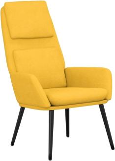 vidaXL Relaxsessel Senfgelb Stoff 341319