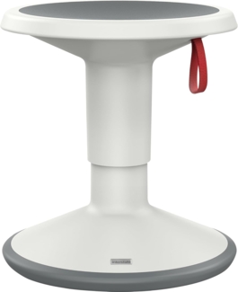 Interstuhl UPis1-Junior Hocker, Kunststoff, grau-weiß, 35