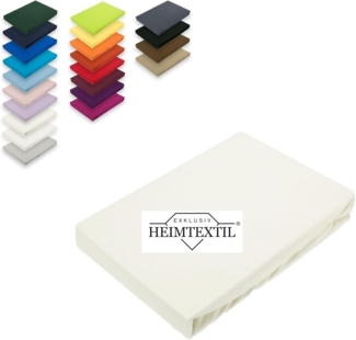 Marke Topper Jersey Spannbettlaken 90x190 cm - 100x200 cm Naturweiss