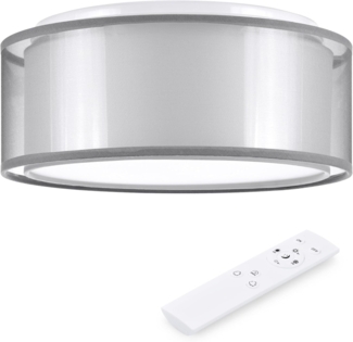 Navaris Deckenleuchten LED Deckenleuchte 2-Schicht-Design - dimmbar mit Fernbedienung