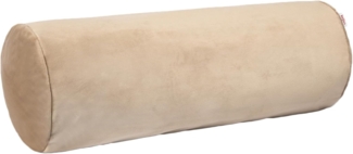 XL Rollen Hülle ca. 25x70 cm braun-beige beties "Samt&Sonders"