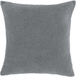Sehlbach Kissen Boucle uni silbergrau 45 x 45 cm