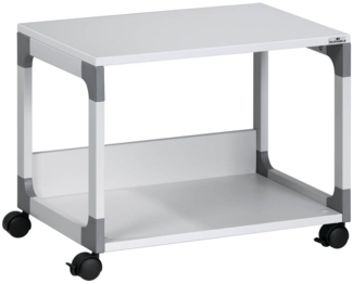 Durable System Multi Trolley 48, grau, glasfaserverstärkte Ecken, Kippschutz - 600 x 477 x 432 mm, 371010