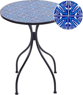 Gartentisch Keramik Schwarz CIGLIANO