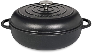 Gourmetpfanne m. hohem Deckel, 28 cm classic black