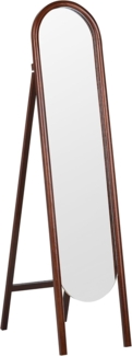 Standspiegel CHELLES 150 cm Holz Dunkler Holzfarbton
