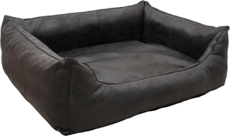 CopcoPet Tierbett Hundebett Emma Antik Schwarz M ca. 70x55 cm Visco (orthopädisch)