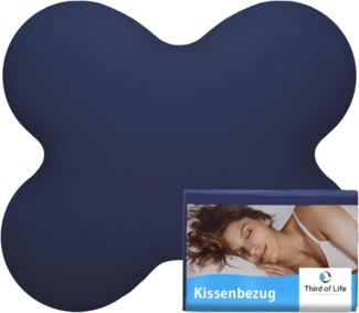 Third of Life Seitenschläferkissenbezug ACAMAR Baumwoll-Kissenbezug Einzelpack