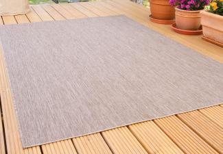 Steffensmeier Indoor-Outdoor Teppich Gotland, Farbe: Braun, Größe: 200x290 cm