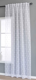 Gardinenbox Gardine, Multifunktionsband (1 St), transparent, Polyester