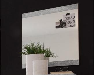 Wandspiegel >Rio de Janeiro I< in Beton - 68 x 70 x 2 cm (BxHxT)