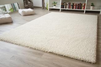 Hochflor Teppich Chamonix, Farbe: creme, Größe: 200x250 cm