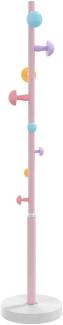 vidaXL Garderobenständer Rosa 172 cm Pulverbeschichtetes Eisen 377097