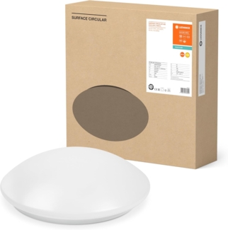 Osram Ledvance Wand- und Deckenleuchte SF CIRC 400 V 24W 830 IP44, 1920lm, 3000K, Weiß