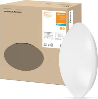 Osram Ledvance Wand- und Deckenleuchte SF CIRC 400 V 24W 830 IP44, 1920lm, 3000K, Weiß