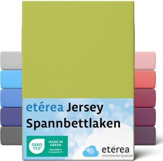 etérea Comfort Jersey Spannbettlaken Jade 200x200 cm - 200x220 cm