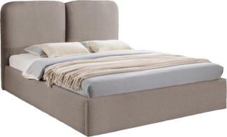 Polsterbett Hatera (Farbe: Coral 50, Größe: 140 x 200)