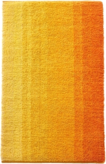 Design Badteppich angenehm weich - Attraktive Farbverlauf Optik Badteppich Colori, 70x120 cm,gelb