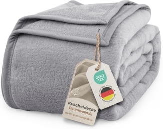 Wohndecke Wohndecke aus Baumwolle - Kuscheldecke, Baumwolldecke -, Laynenburg, Decke als Sofa-decke, Couchdecke, Wolldecke aus Baumwollmix