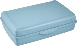 keeeper Frischhaltedose mit Klickverschluss, 30 x 20 x 8,5 cm, 3,75 l, Luca Maxi, Nordic Blue