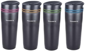 Klausberg Thermobecher KB-7149 schwarz 380ml