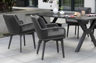 Gartenmöbelset Diningsessel Marbella mit Tisch Granada 180x90cm