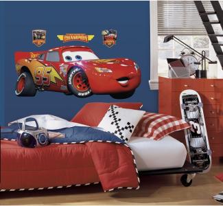 wandaufkleber Lightning McQueen Vinyl 4 Stück