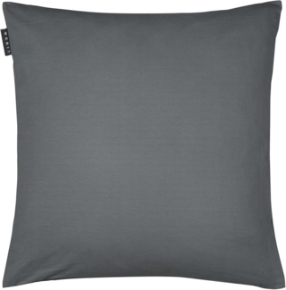 LINUM ANNABELL Elegant Kissenhülle 50x50 cm, 100% Baumwolle, Maschinenwaschbar, Granitgrau